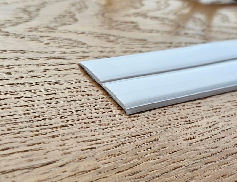 Maydos Inside & Outside Corner Trim, Peel and Stick Wall Molding Trim 3D DIY Decorative Lines for Wall Floor Window Door Ceiling and More,Flexible,Self-Adhesive,1.5in x 16ft, Traffic-White - Image 2